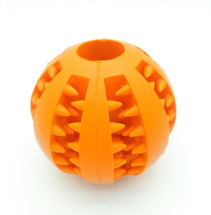 Pet Slow Feeder Dog Toy Cute Funny Rubber - angle view - PET'S FUN | dog play