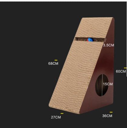 Grinding claws corrugated paper cat climbing board vertical