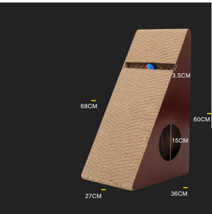 Grinding claws corrugated paper cat climbing board vertical