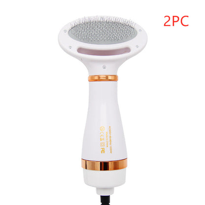 Two-in-one Pet Hot Air Comb Dog Cat Hair