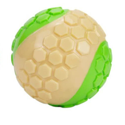 New Trp Ball Toy Plaid Molar Bite-resistant Dog Toy - lifestyle view - PET'S FUN | dog bed
