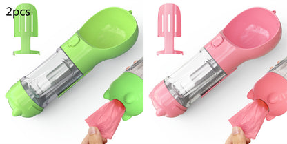 Pet Water Bottle Feeder Bowl Garbage Bag Storage Portable Pet O | PET'S FUN