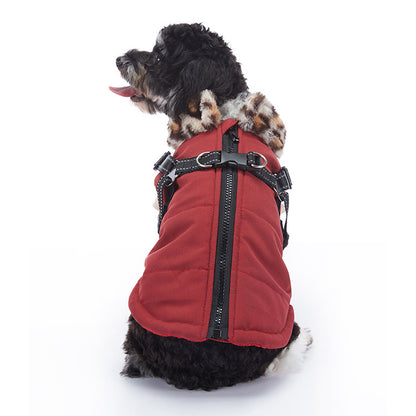 Winter Cashmere Pet Jacket - side view - PET'S FUN | pet toy