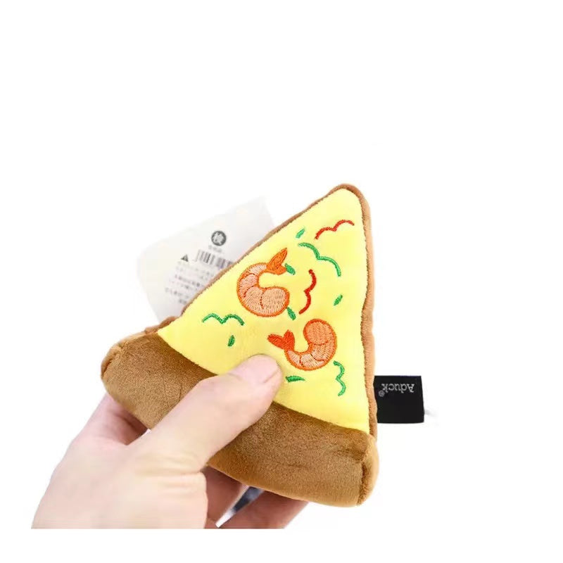 Bread Fruit Pet Dog Plush Toy - angle view - PET'S FUN | dog entertainment