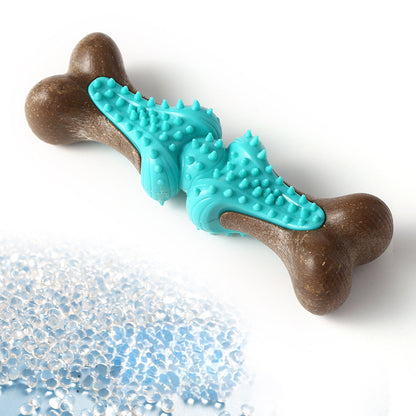 Dog Chew Toy for Large Dogs Rubber Bone Dog Toys for - back view - PET'S FUN | dog toy