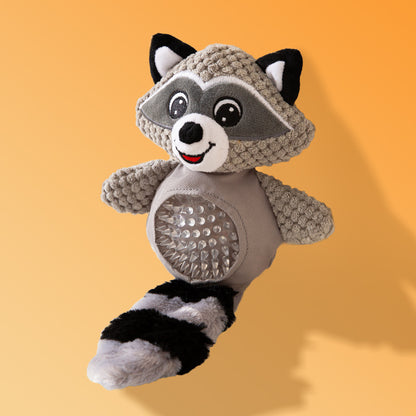 Sound Plush Pets Dog Toy with Molars - side view - PET'S FUN | dog toy