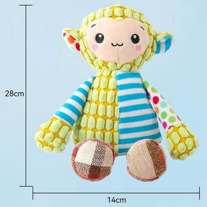 Sound Plush Pets Dog Toy with Molars - front view - PET'S FUN | dog accessories