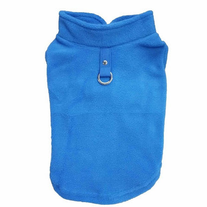 Fleece Pet Dog Clothes Puppy Coat Jacket for - back view - PET'S FUN | dog accessories