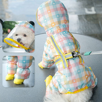 Chest and Back Integrated Pet Dog Four-leg - side view - PET'S FUN | dog supplies