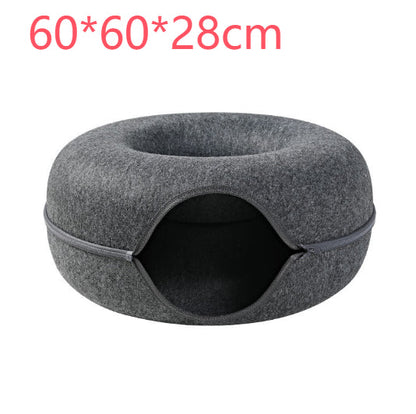 Four Seasons Available Cat Nest Round Woolen Felt