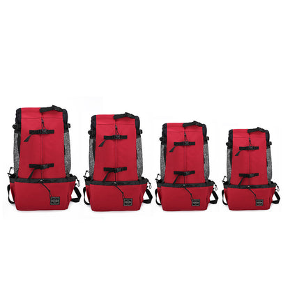 Pet Dog Carrier Bag Carrier For Dogs Backpack Out - back view - PET'S FUN | dog accessories
