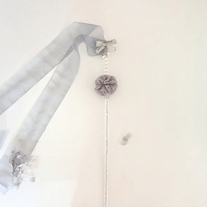 Funny Cat Stick Bell Feather Tassel Fur Ball - back view - PET'S FUN | cat supplies