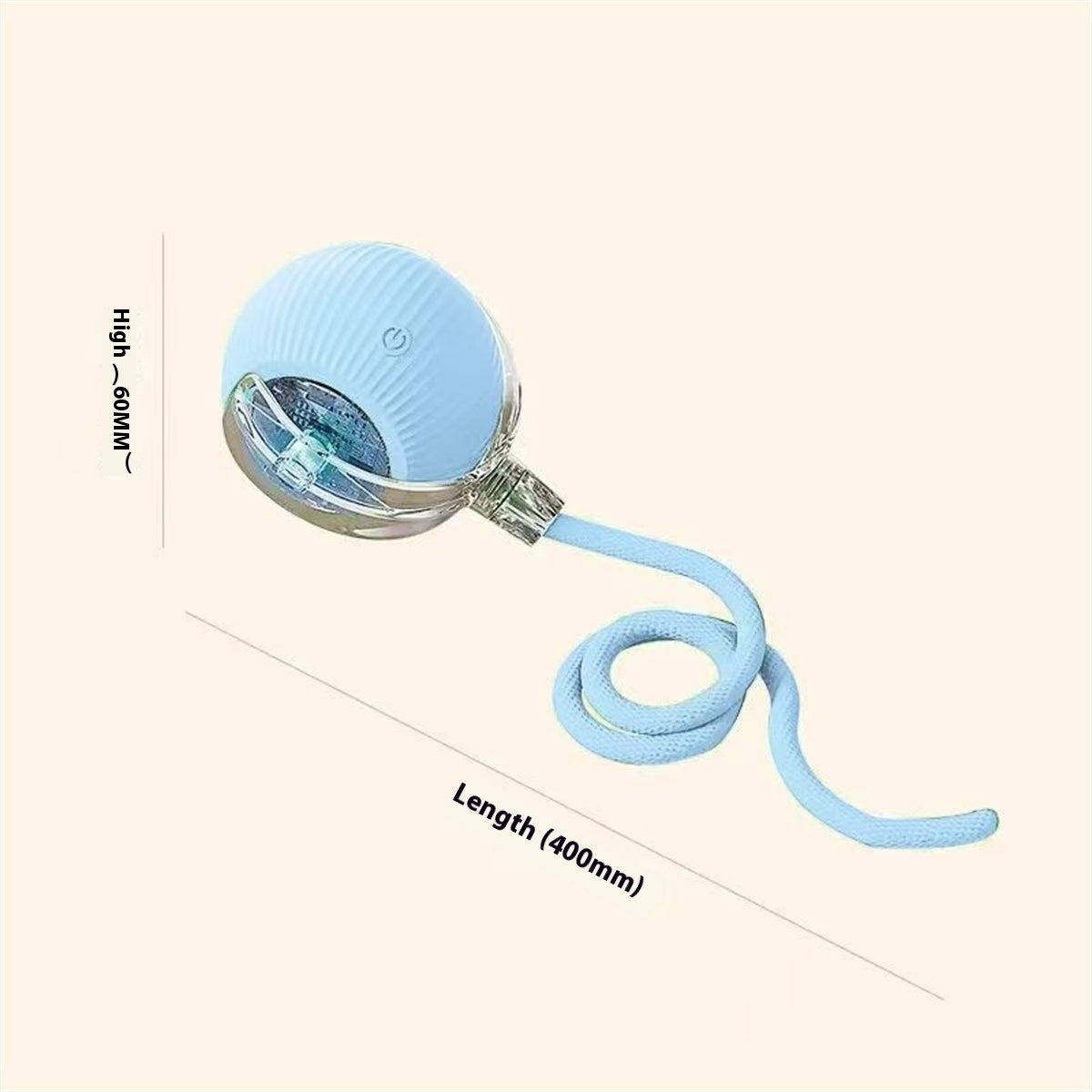 Electric Cat Toy Automatic Cat Ball Self-entertainment - back view - PET'S FUN | cat accessories