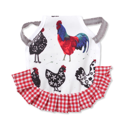Apron Feather Protection Retainer Back - back view - PET'S FUN | interactive pet toy