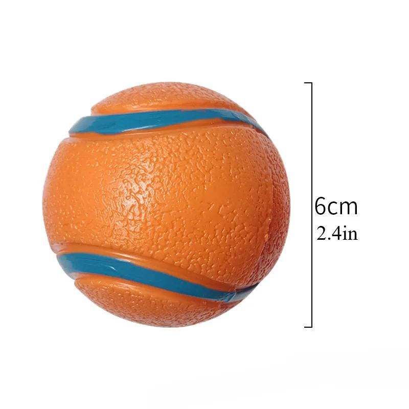 Dog Toy Ball Dog Fetch Ball Toy Tough Pet Ball Puppy - detail view - PET'S FUN | dog accessories