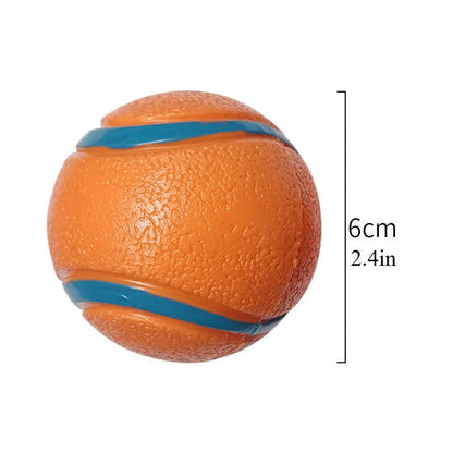 Dog Toy Ball Dog Fetch Ball Toy Tough Pet Ball Puppy - detail view - PET'S FUN | dog accessories