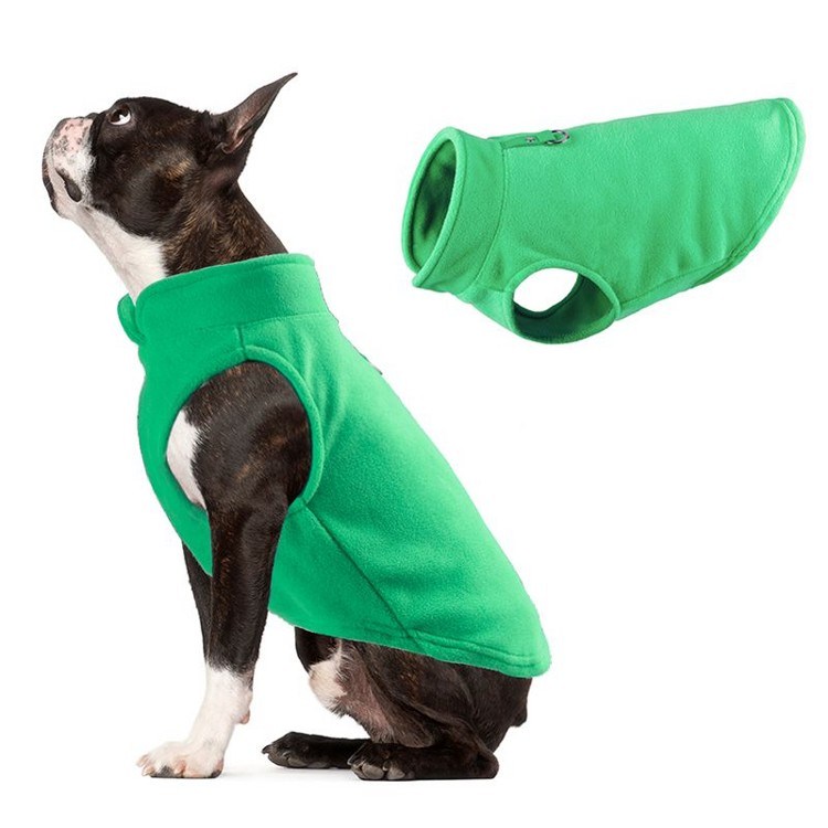 Fleece Pet Dog Clothes Puppy Coat Jacket for - detail view - PET'S FUN | interactive dog toy