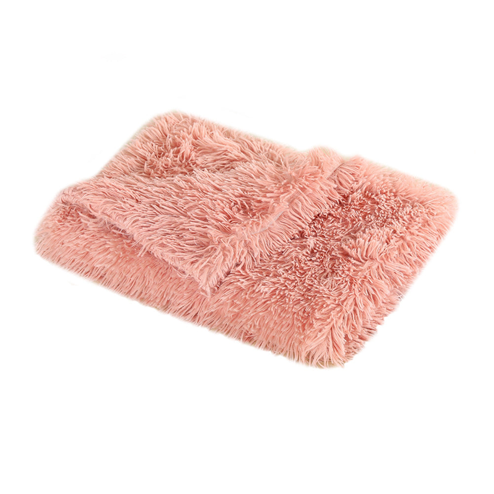 Pet Book Sleeping Plush Nest Mat - angle view - PET'S FUN | pet toy