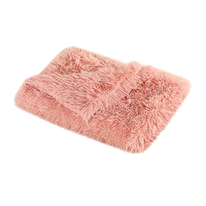 Pet Book Sleeping Plush Nest Mat - angle view - PET'S FUN | pet toy