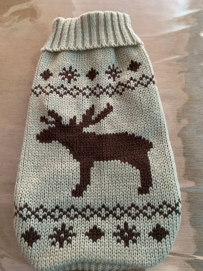 Warm Dog Sweater Autumn and Winter Pet Clothes - side view - PET'S FUN | dog entertainment