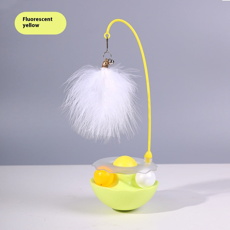 Cat Interactive Toy Funny Tumbler Toy Kitten Exercise - detail view - PET'S FUN | cat accessories