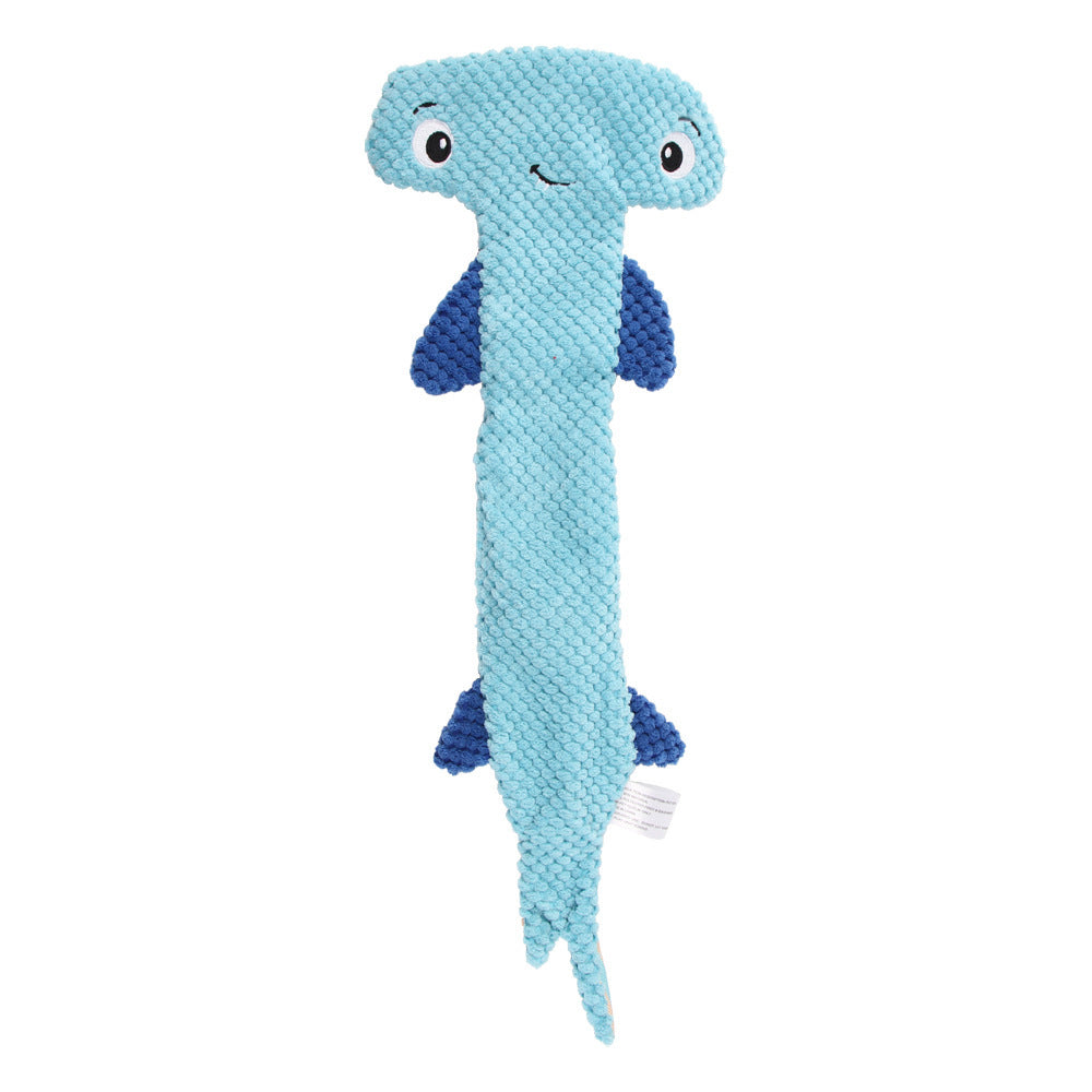 Dog Chew Toy Pet Plush Squeaky Paper Toy - lifestyle view - PET'S FUN | interactive dog toy