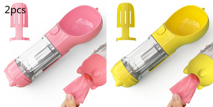 Pet Water Bottle Feeder Bowl Garbage Bag Storage Portable Pet O | PET'S FUN