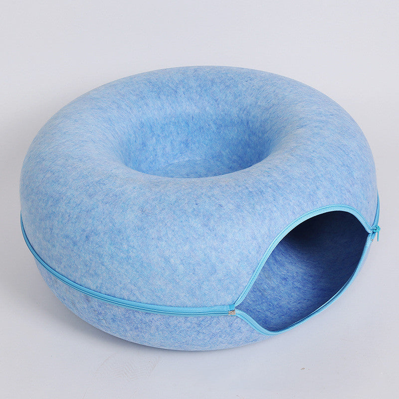 Four Seasons Available Cat Nest Round Woolen Felt