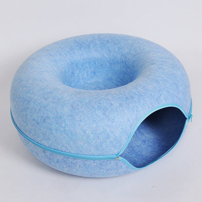 Four Seasons Available Cat Nest Round Woolen Felt
