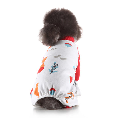 Pet Clothes Autumn and Winter at Home - side view - PET'S FUN | pet toy
