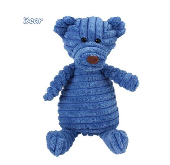 Vocal Animal Plush for Pet Dog Molar Teeth - back view - PET'S FUN | interactive dog toy