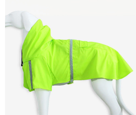 Spring summer new dog raincoat waterproof cape dog
