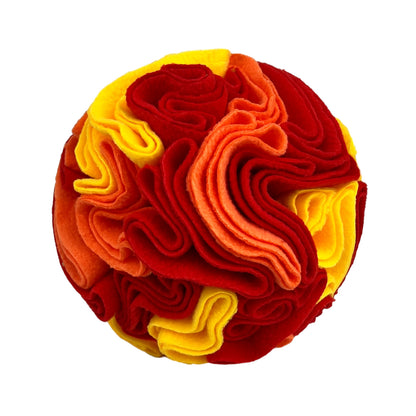 Pet Sniffing Toy Ball Molars Colorful Ball - detail view - PET'S FUN | dog toy