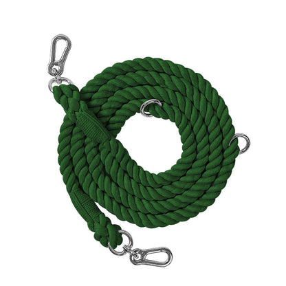 Multifunctional Braided Double-ended Dog - back view - PET'S FUN | dog accessories