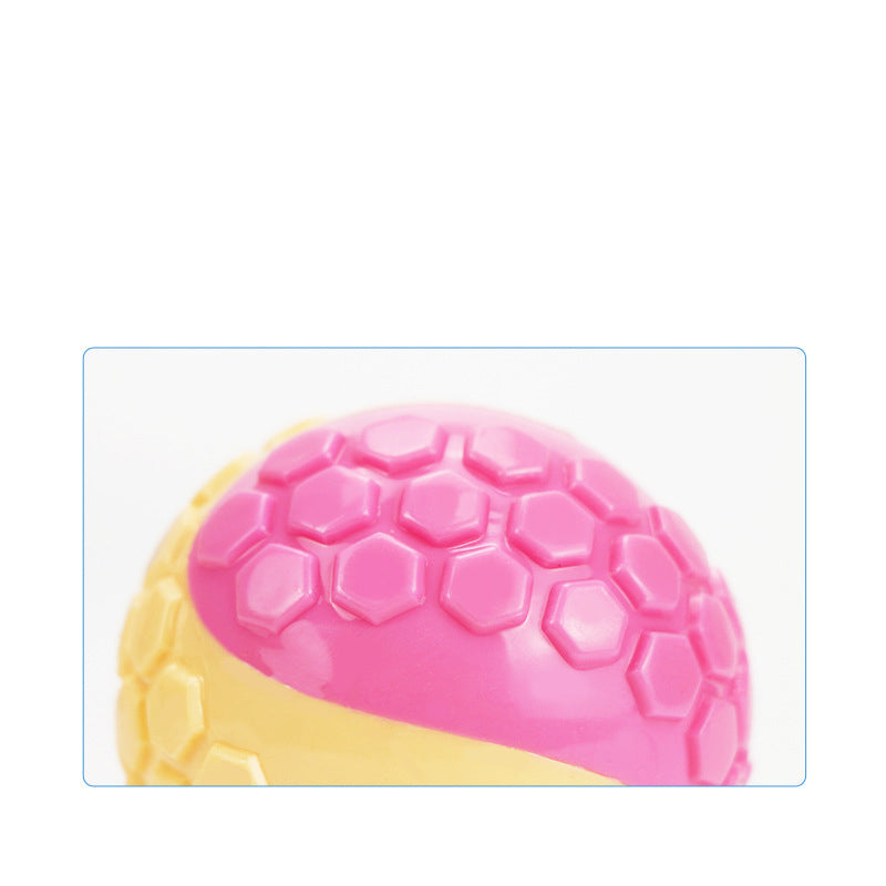 New Trp Ball Toy Plaid Molar Bite-resistant Dog Toy - front view - PET'S FUN | dog bed
