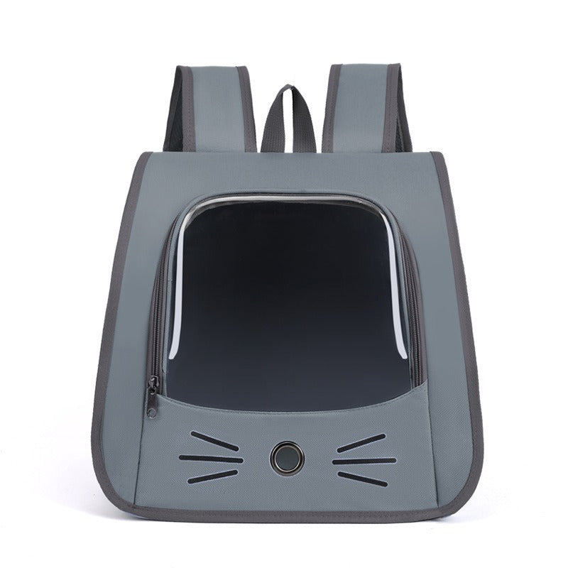 Pet Cat Carrier Bag Cat Backpack Outdoor Breathable - detail view - PET'S FUN | cat supplies