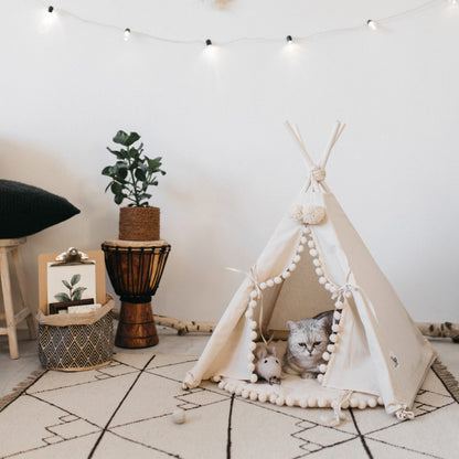 Pet Tent Bed Warm Cave House Cozy Sleeping Nest for Pets