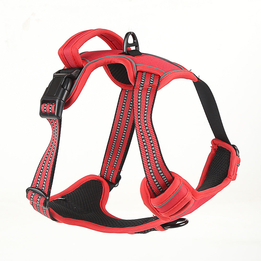 Dog Harness No Pull Breathable Reflective Pet Harness - side view - PET'S FUN | interactive dog toy