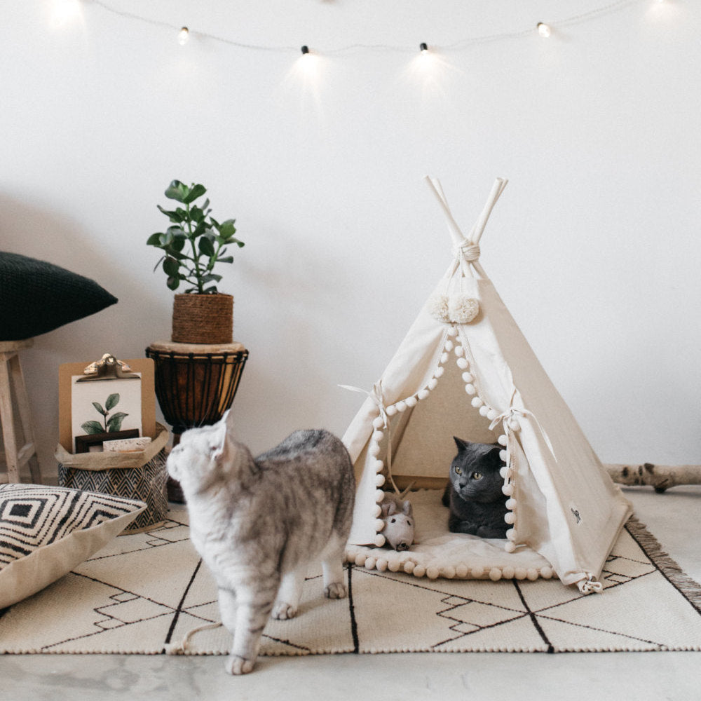 Pet Tent Bed Warm Cave House Cozy Sleeping Nest for Pets