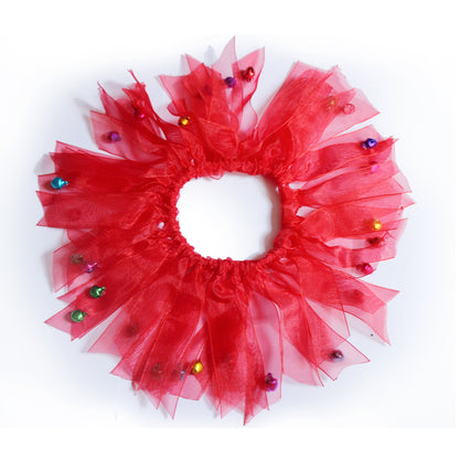 Pet christmas hat bib - back view - PET'S FUN | pet accessories