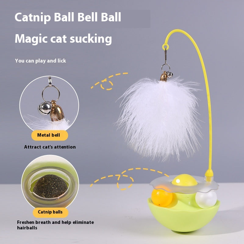 Cat Interactive Toy Funny Tumbler Toy Kitten Exercise - back view - PET'S FUN | cat accessories