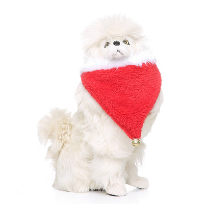 Pet christmas hat bib - showcase view - PET'S FUN | pet toy