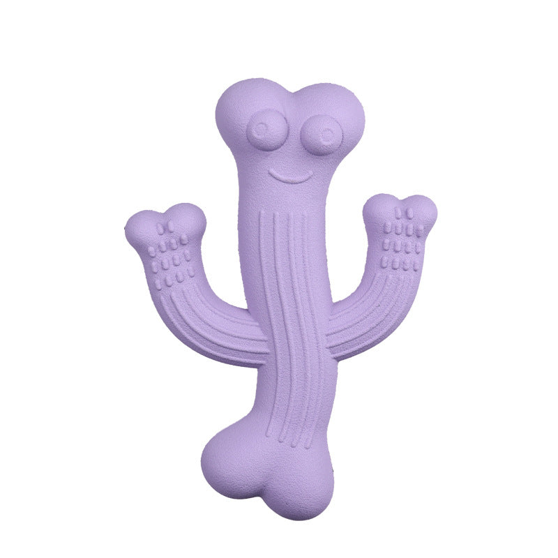 Cactus Puppy Chew Toy Cactus Dog Chew Toy Ultra - detail view - PET'S FUN | interactive dog toy