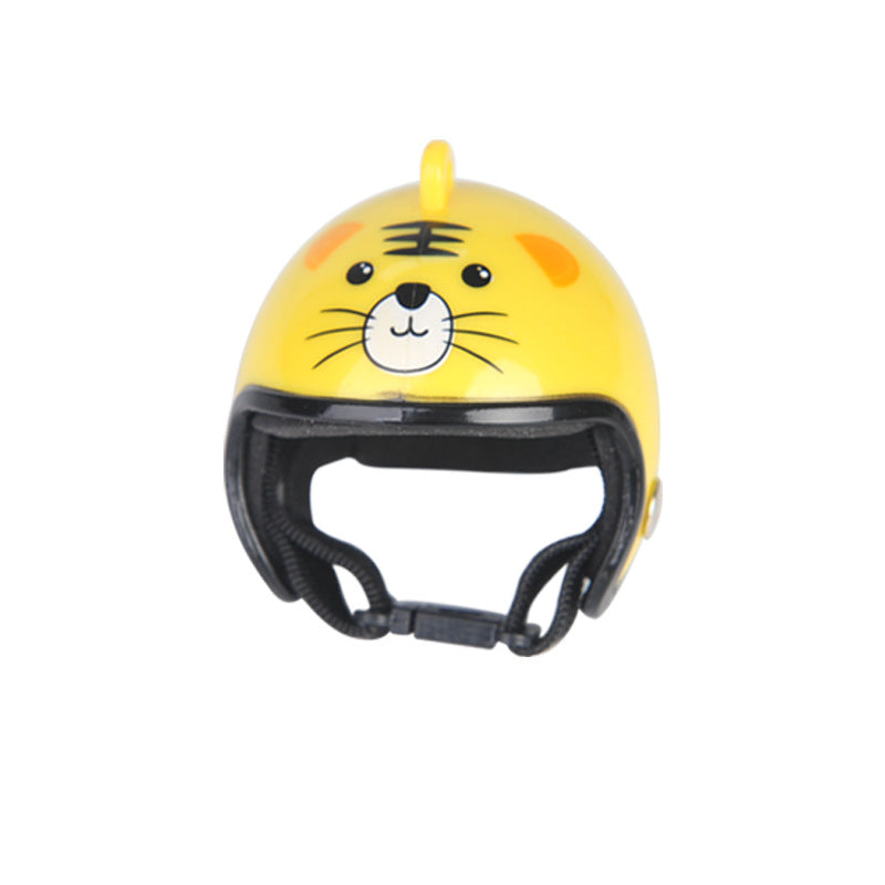Funny Bird Hat Protect Chicken Headgear - side view - PET'S FUN | pet toy