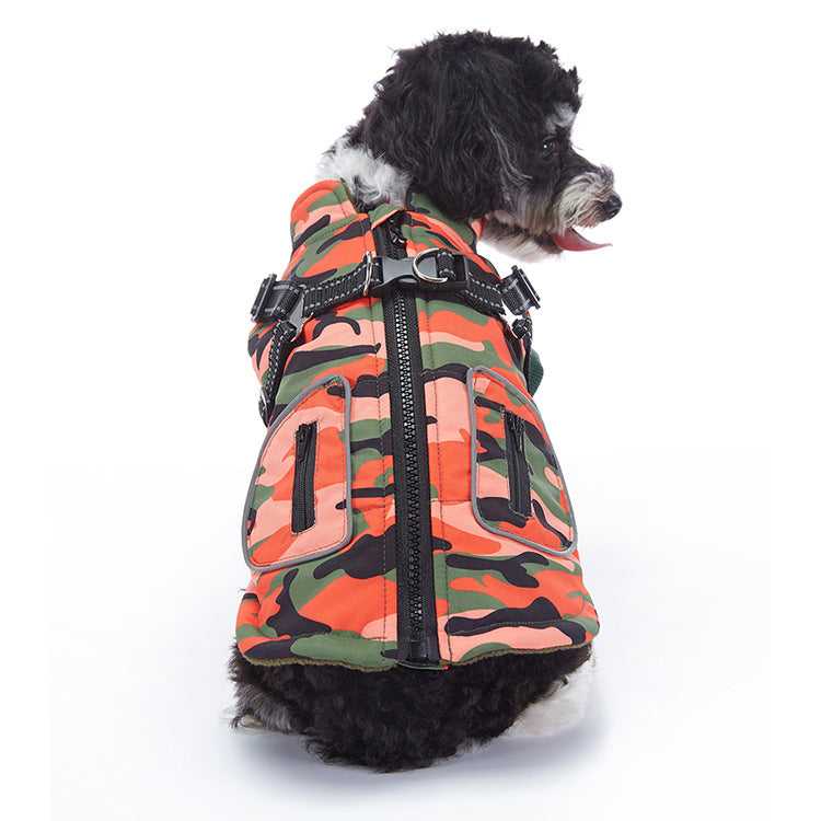 Winter Cashmere Pet Jacket - back view - PET'S FUN | interactive pet toy