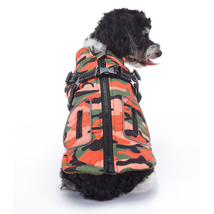 Winter Cashmere Pet Jacket - back view - PET'S FUN | interactive pet toy