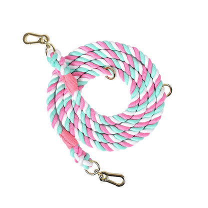 Multifunctional Braided Double-ended Dog - side view - PET'S FUN | dog play