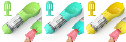 Pet Water Bottle Feeder Bowl Garbage Bag Storage Portable Pet O | PET'S FUN