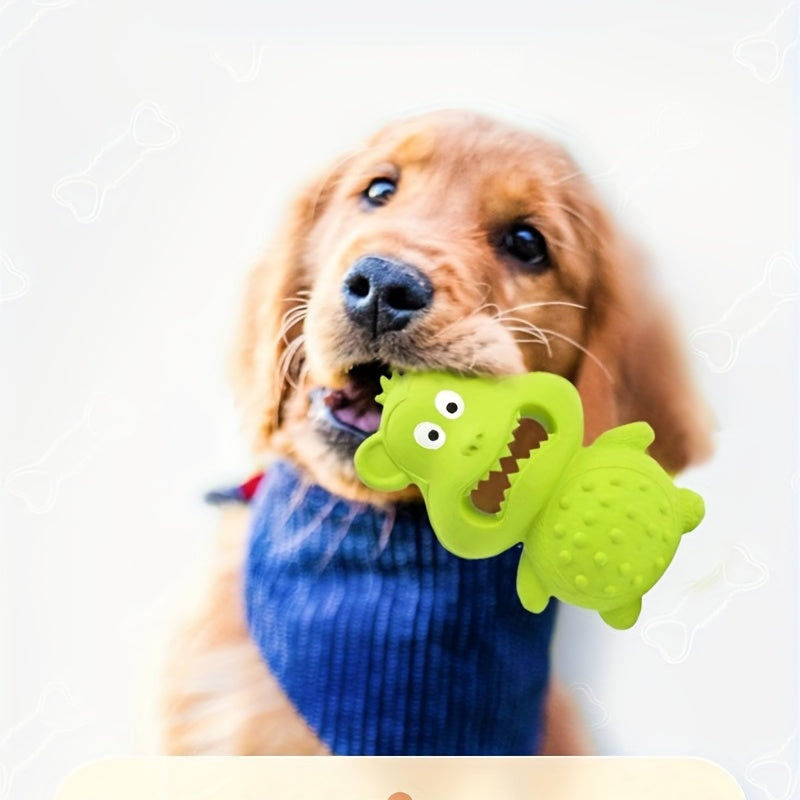 Rubber Mouthing Monkey Toy Durable Rubber Dog Chew Toy - back view - PET'S FUN | dog accessories