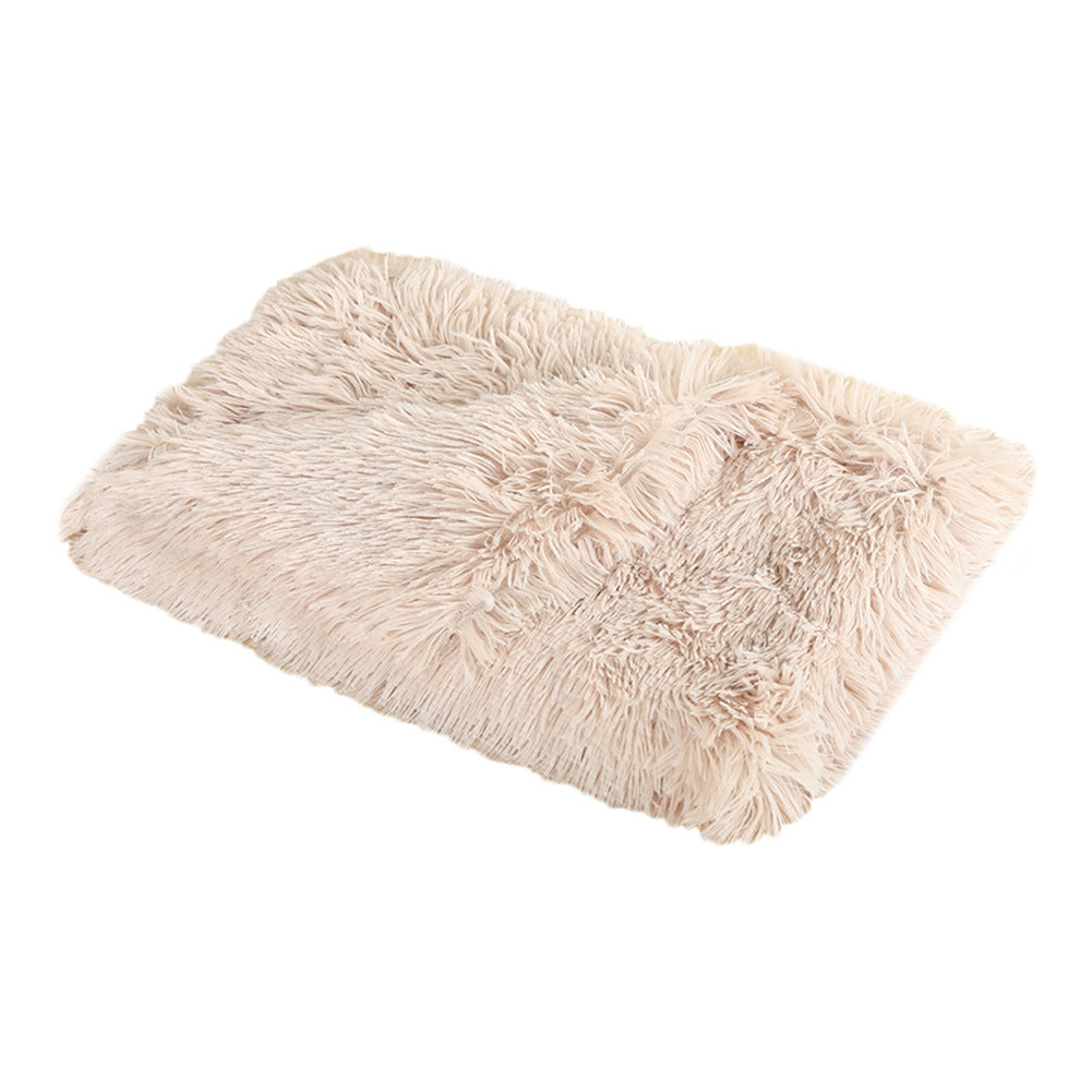 Pet Book Sleeping Plush Nest Mat - side view - PET'S FUN | pet play